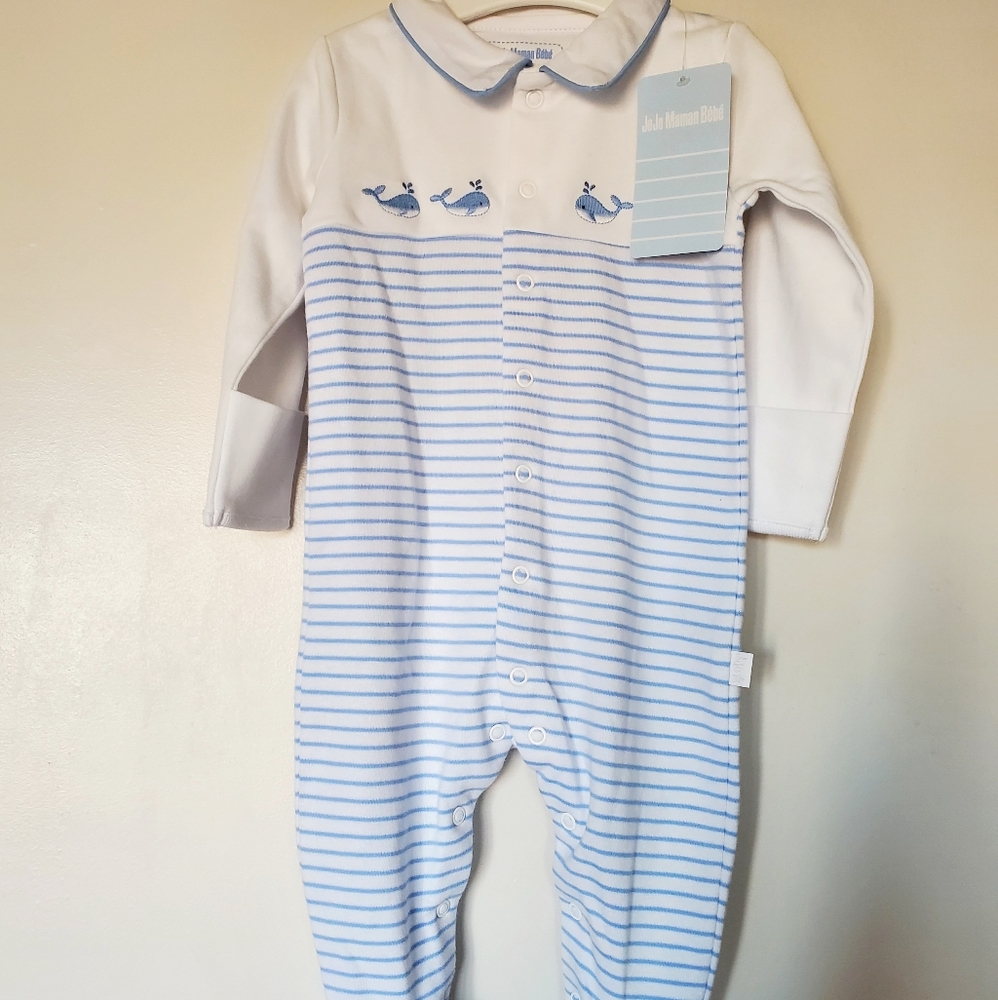 Jojo Maman Bebe Baby Sleepsuit, bodysuit, 6-9